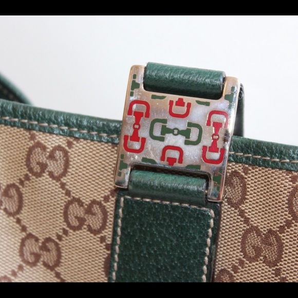 Gucci Shoulder Bag Web Monogram GG Tote - Picture 6 of 15